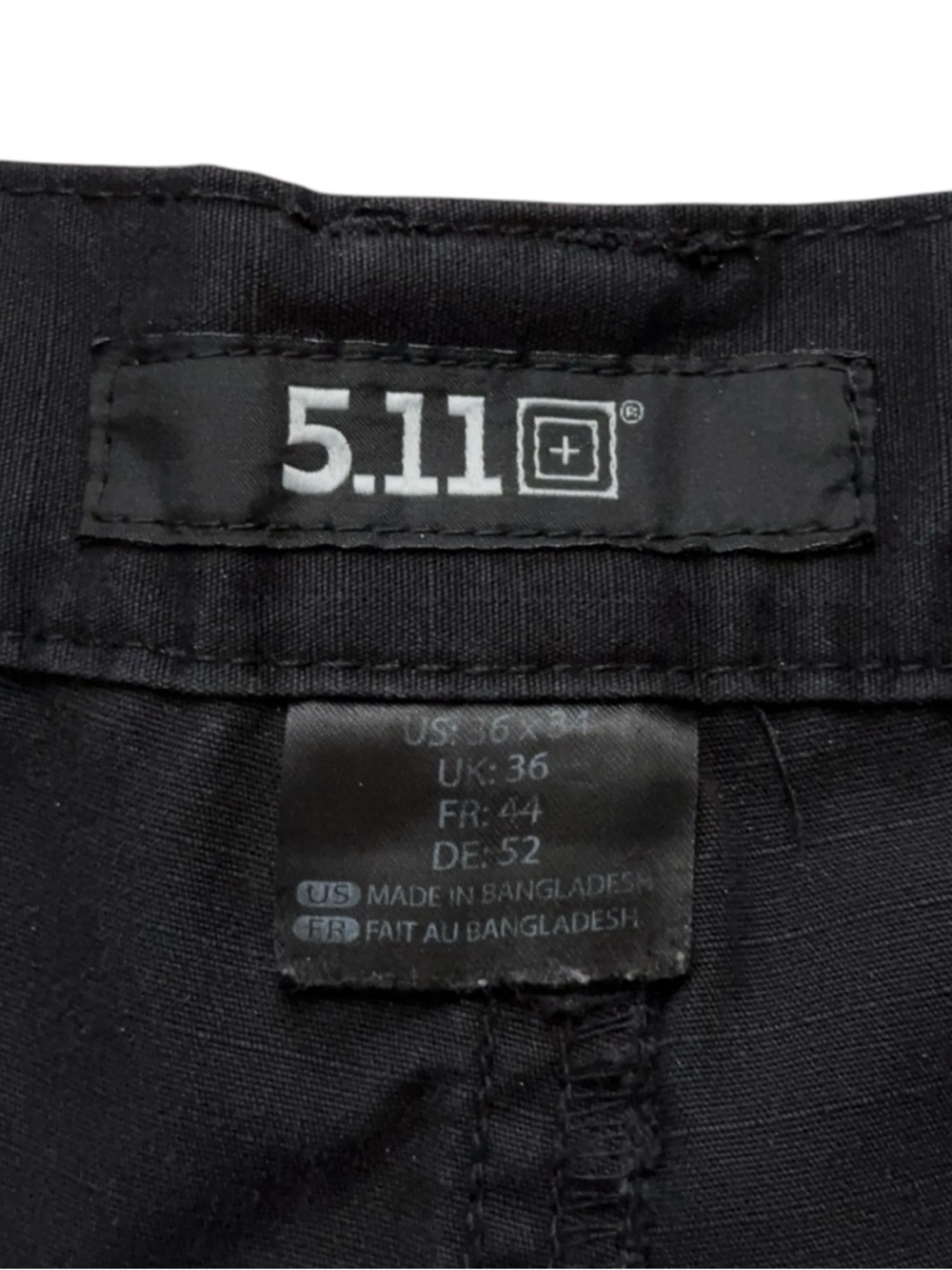 5.11 Tactical Taclite Pro Ripstop Cargo Pants Mens Size 36x34 Regular Fit Black - Picture 5 of 7